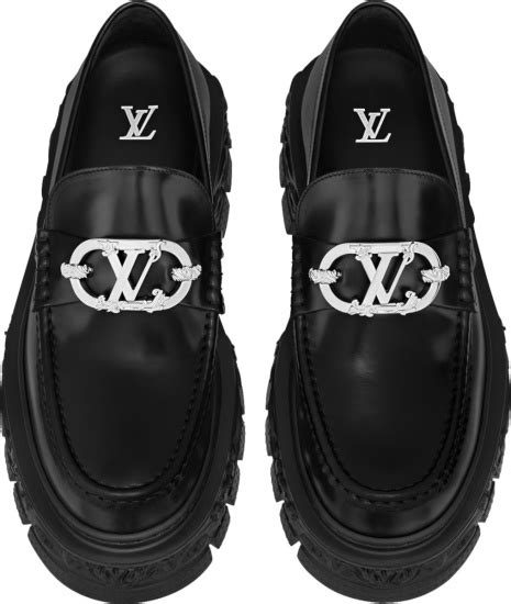 louis vuitton loafers black women|Louis Vuitton platform loafers.